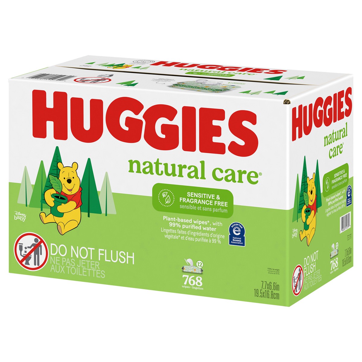 slide 2 of 9, Huggies Natural Care Sensitive Baby Wipes, Unscented, 768 ct