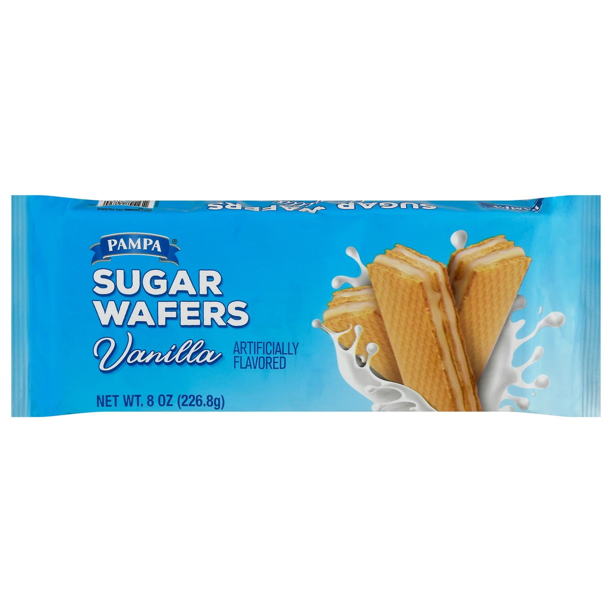 slide 1 of 1, Pampa Cookies Sugar Wafers Vanilla, 8 oz