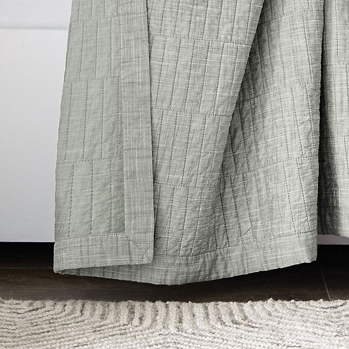slide 3 of 3, Real Simple Dune Chambray Reversible Twin Coverlet - Sage, 1 ct