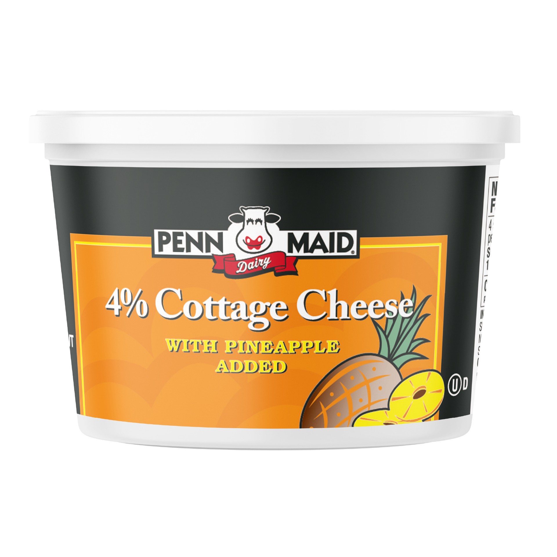 slide 1 of 8, Penn Maid 4% Cottage Cheese with Pineapple, 16 oz, 16 oz