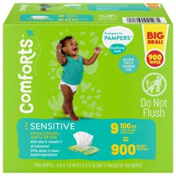 Comforts Sensitive Baby Wipes