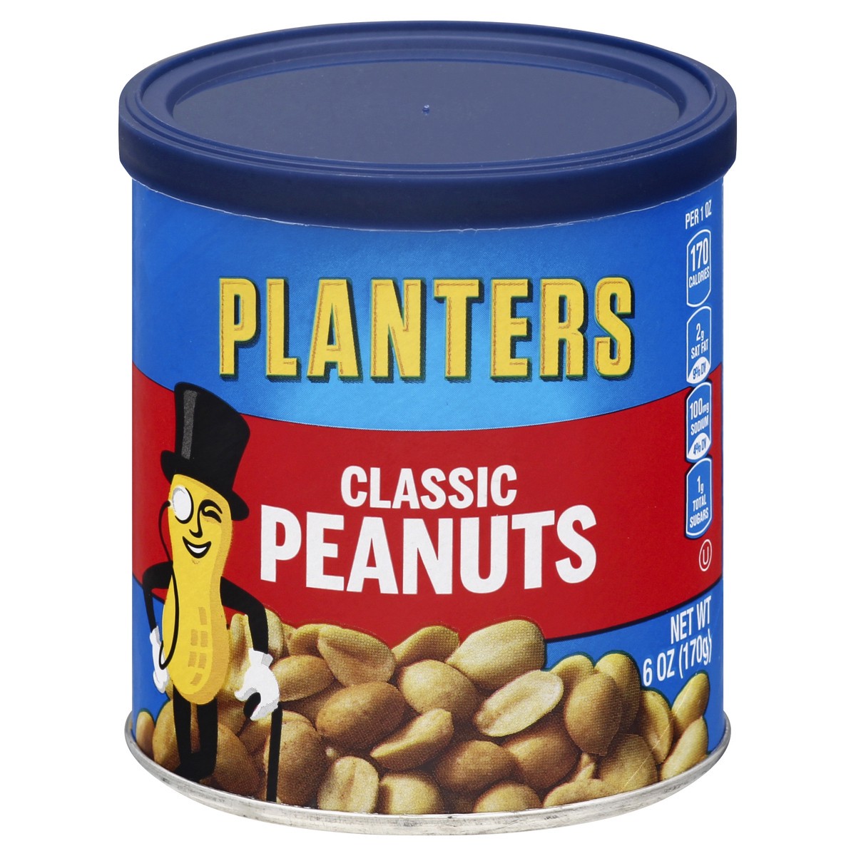 slide 4 of 10, Planters Limited Edition Classic Peanuts, 6 oz Canister, 