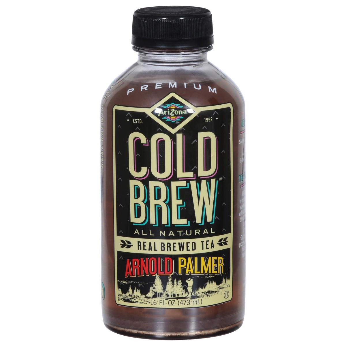 slide 1 of 15, AriZona Cold Brew Premium Arnold Palmer Tea - 16 fl oz, 16 fl oz