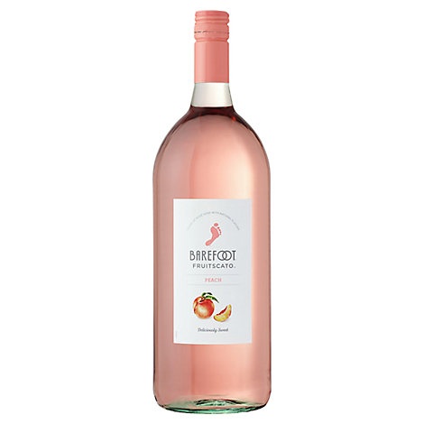 slide 1 of 1, Barefoot Fruitscato Moscato Wine Peach, 1.5 liter