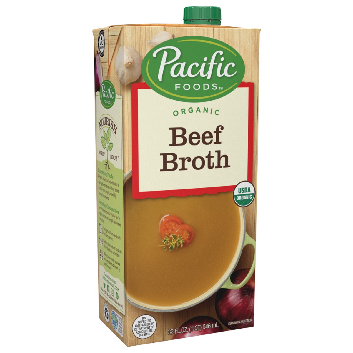 slide 5 of 11, Pacific Foods Gluten Free Organic Beef Broth - 32oz, 32 oz