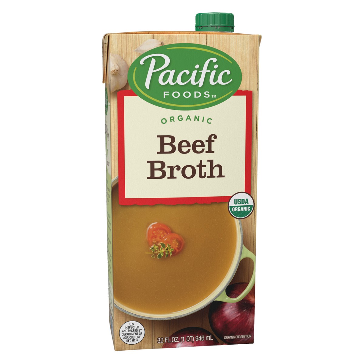 slide 1 of 9, Pacific Foods Gluten Free Organic Beef Broth - 32oz, 32 oz