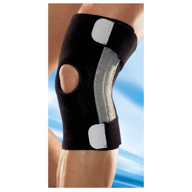 slide 3 of 13, Futuro Sport Knee Stabilizer Support Brace, Black, Adjustable, 1 ct