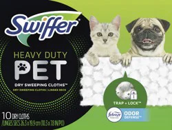 Swiffer Pet Heavy Duty Dry Sweeping Cloths 10 ea