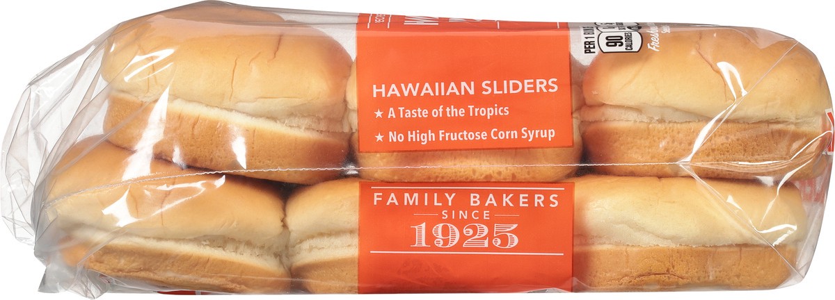 slide 9 of 9, Lewis Bakeries Hawaiian Sliders Buns 12 ea, 15 oz