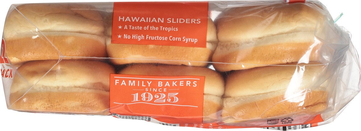 slide 4 of 9, Lewis Bakeries Hawaiian Sliders Buns 12 ea, 15 oz