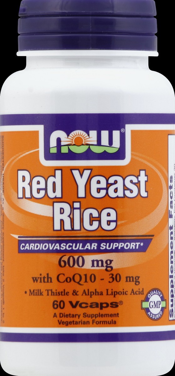 Now Naturals Red Yeast Rice, Vcaps 60 ct Shipt