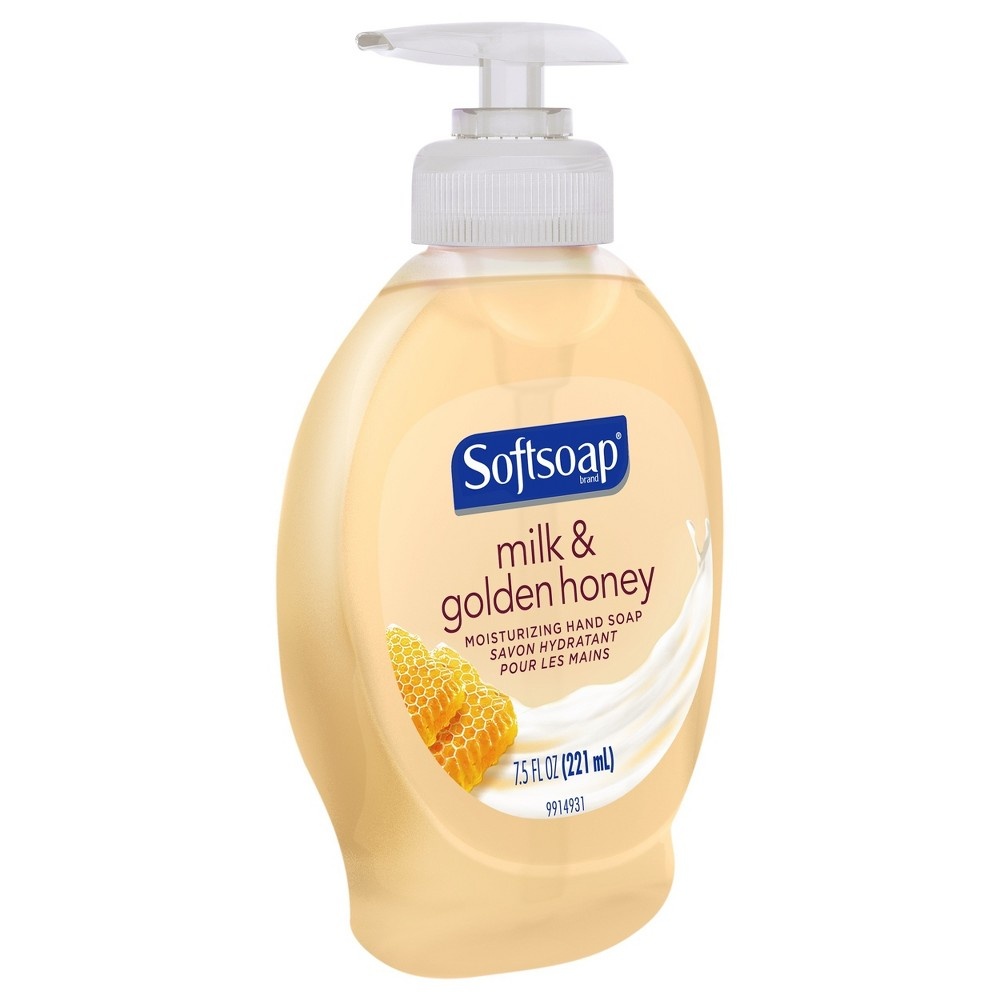slide 4 of 4, Softsoap Milk And Honey Moisturizing Liquid Hand Soap, 7.5 fl oz