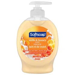 Softsoap Liquid Hand Soap Pump, Milk & Golden Honey - 7.5 Fluid Ounce