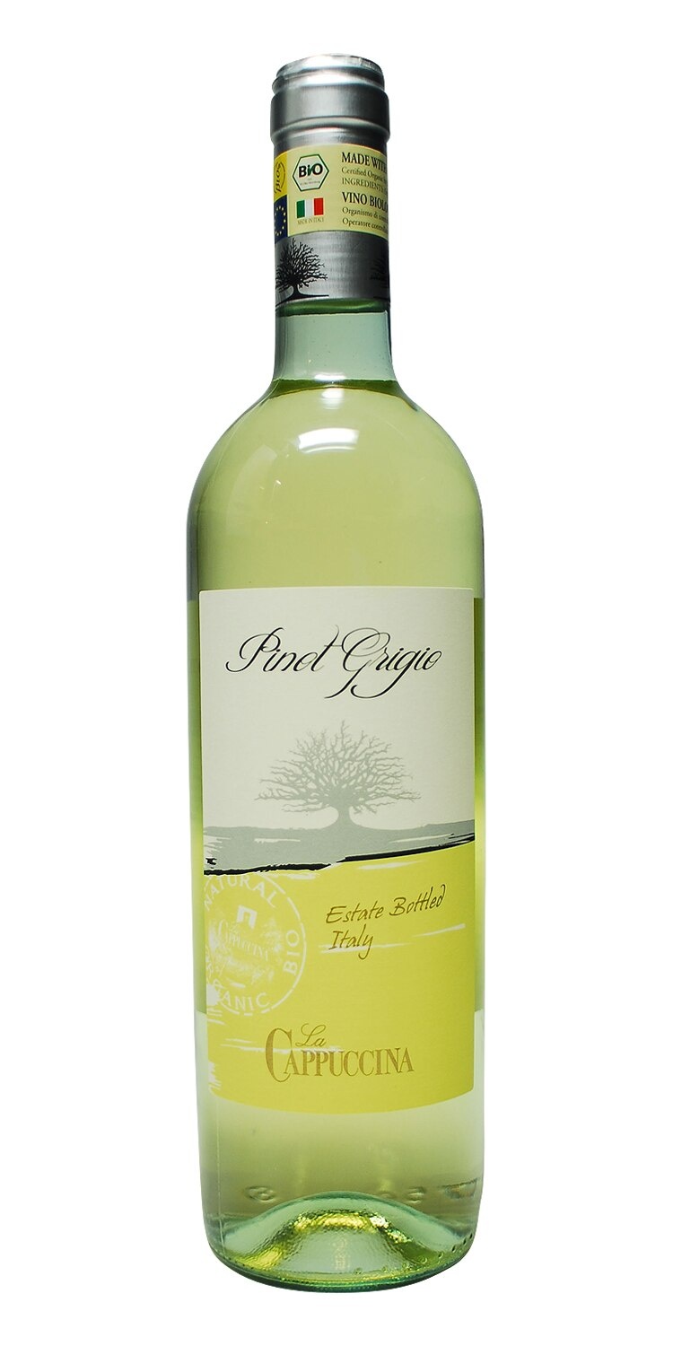 slide 1 of 1, La Cappuccina Organic Pinot Grigio, 750 ml