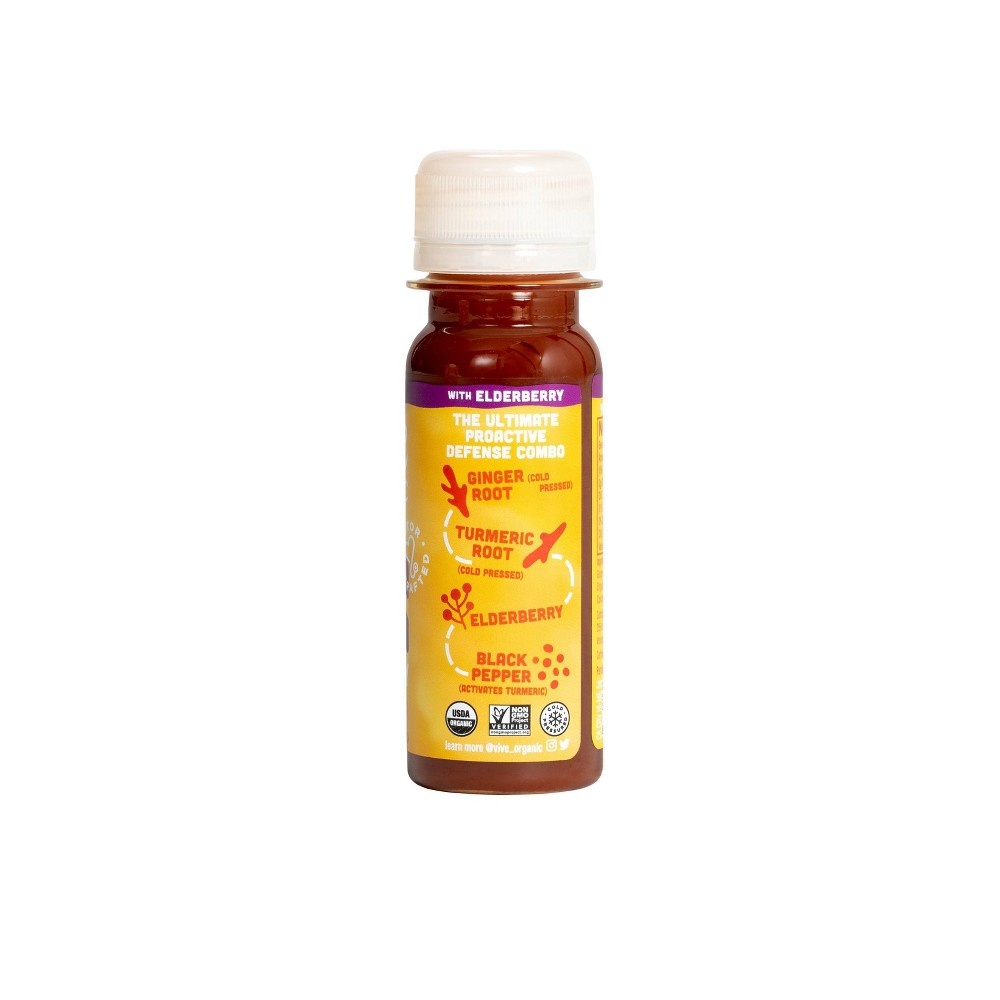 Vive Organic Immunity Boost Elderberry, Ginger & Turmeric Wellness Shot