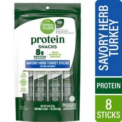 Simple Truth Protein Savory Herb Turkey Meat Sticks, 1 oz