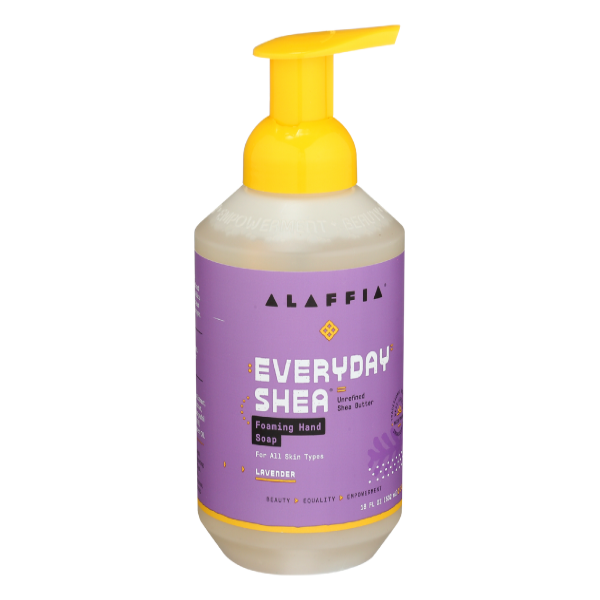 slide 1 of 1, Alaffia Foaming Hand Soap - Lavender, 18 fl oz