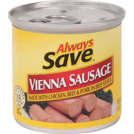 slide 1 of 1, Always Save Vienna Sausage, 5 oz