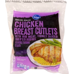 Kroger Thinly Sliced Chicken Breast Cutlets