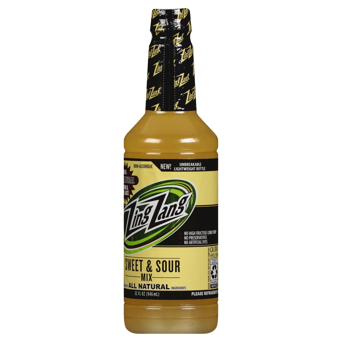 slide 10 of 13, Zing Zang Amazing Sweet and Sour Mix, Non-Alcoholic Cocktail Mixer, 32 Fl Oz Bottle, 32 fl oz