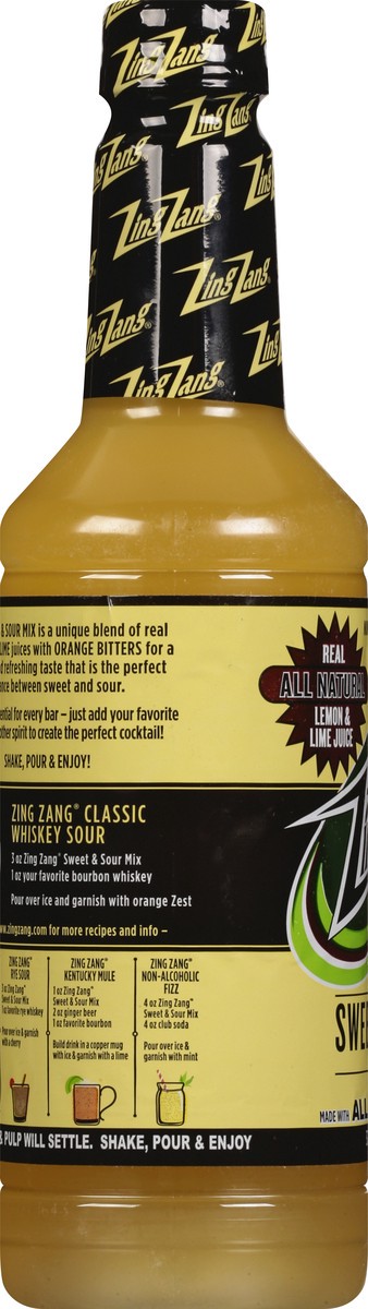 slide 11 of 13, Zing Zang Amazing Sweet and Sour Mix, Non-Alcoholic Cocktail Mixer, 32 Fl Oz Bottle, 32 fl oz