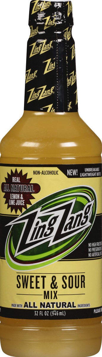 slide 2 of 13, Zing Zang Amazing Sweet and Sour Mix, Non-Alcoholic Cocktail Mixer, 32 Fl Oz Bottle, 32 fl oz