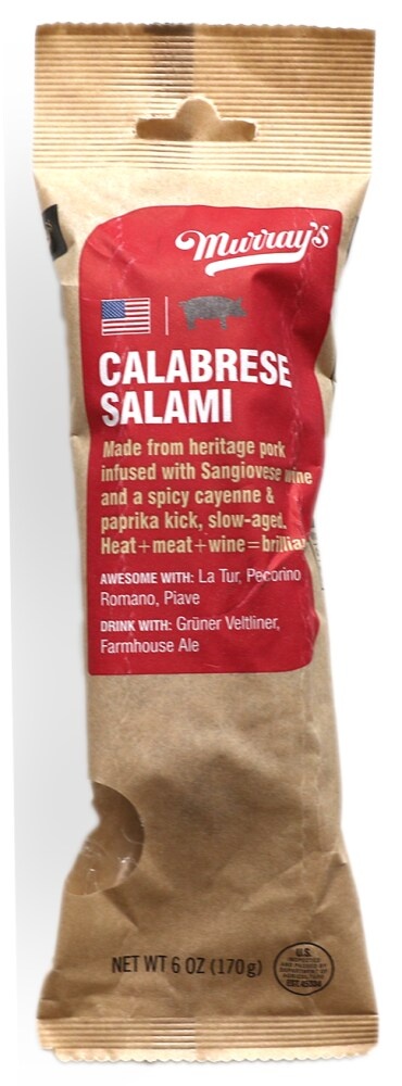 slide 1 of 1, Murray's Calabrese Salami, 6 oz