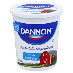 Dannon Plain Nonfat Yogurt