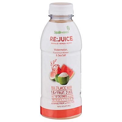 slide 1 of 1, RE:JUICE Re: Juice Watermelon Coconut Water & Sea Salt Juice Water Beverage, 16.9 oz