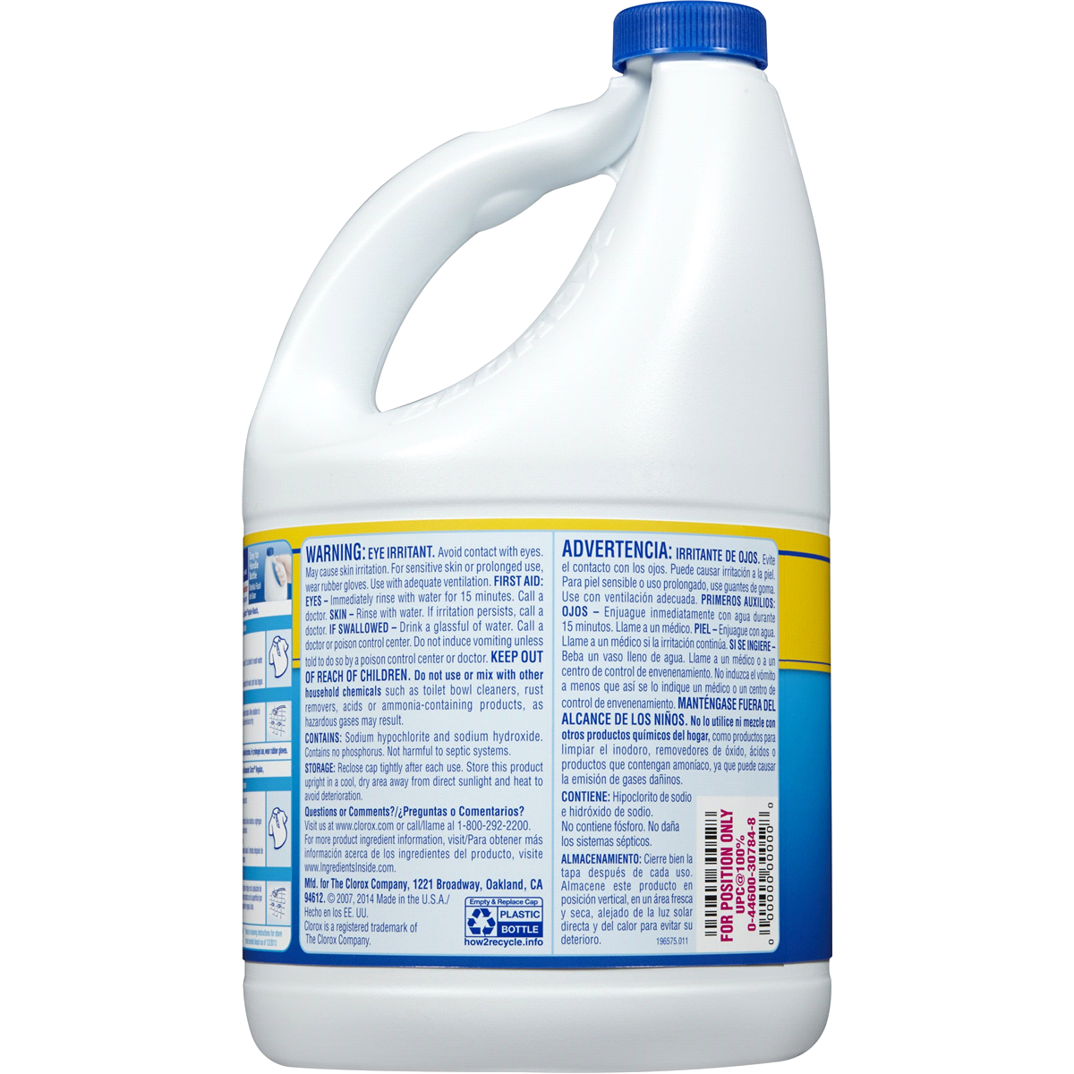 Splash - Case of 6 (1) Gal Bottles Bleach - 16979221 - MSC Industrial Supply