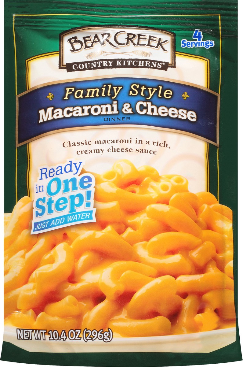 slide 12 of 12, Bear Creek Country Kitchens Family Style Macaroni & Cheese 10.4 oz. Bag, 10.4 oz