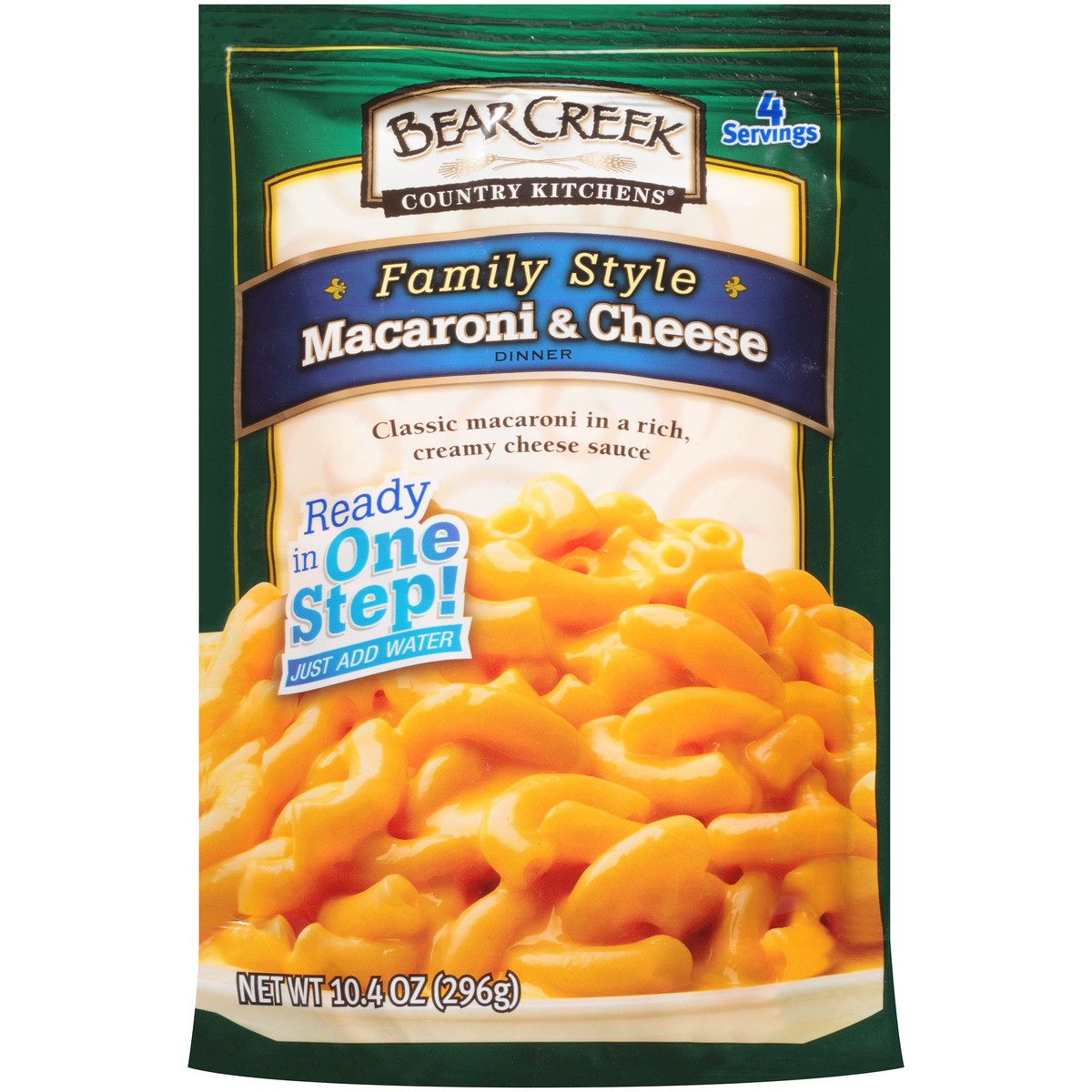 slide 1 of 12, Bear Creek Country Kitchens Family Style Macaroni & Cheese 10.4 oz. Bag, 10.4 oz