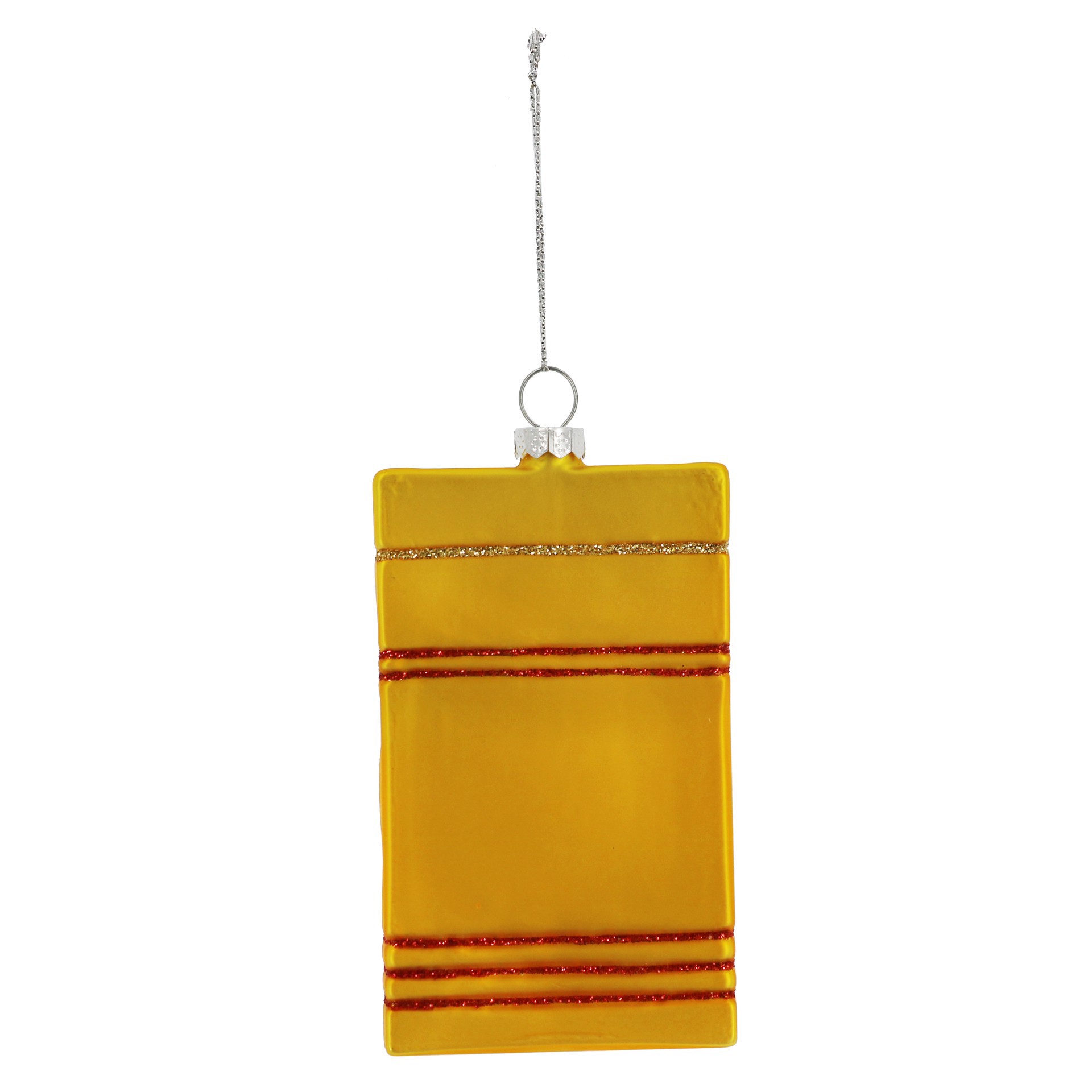 slide 4 of 4, 5" Crayons Glass Ornament By Ashland, 2.5 in x 0.75 in x 4.875 in