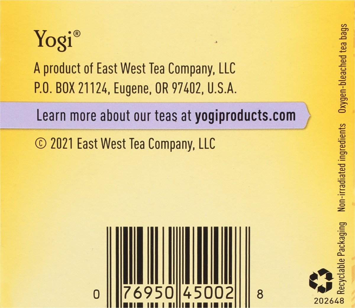 slide 8 of 9, Yogi Caffeine Free Calming Tea Bags Herbal Supplement 16 ea, 16 ct