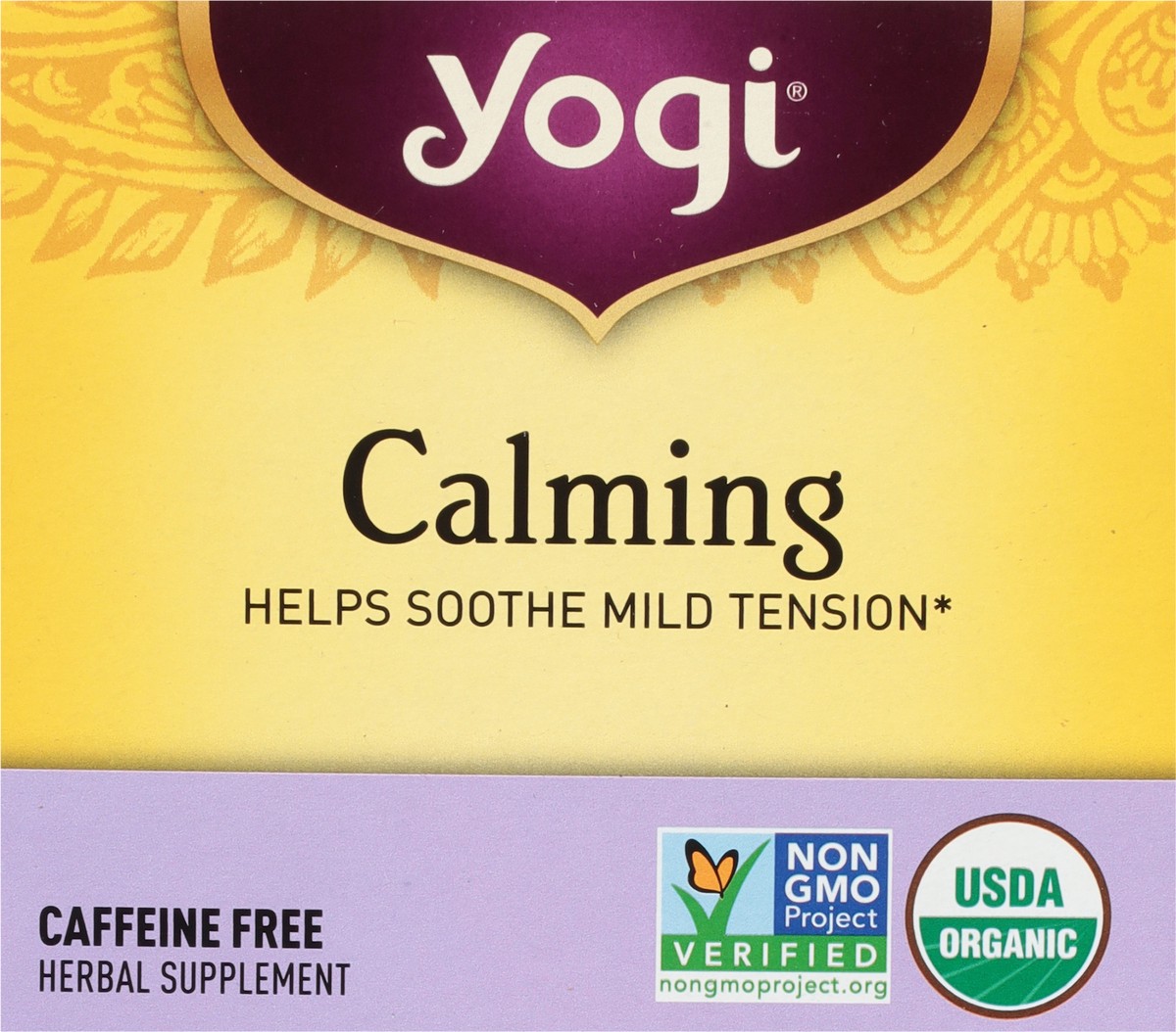 slide 7 of 9, Yogi Caffeine Free Calming Tea Bags Herbal Supplement 16 ea, 16 ct