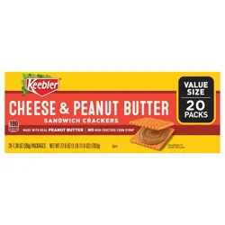 Keebler Cheese and Peanut Butter Sandwich Crackers