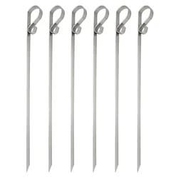Charcoal Companions Stainless Steel Flat Skewers