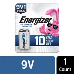 Energizer Ultimate Lithium 9V Batteries , Lithium 9 Volt Batteries