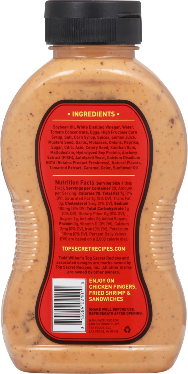 slide 8 of 9, Top Secret Recipes Chicken Tender Sauce 10 oz Bottle, 10 oz