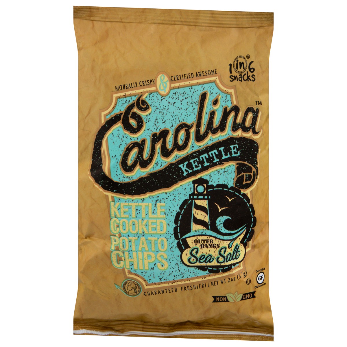 slide 4 of 11, Carolina Kettle Chips, 2 oz