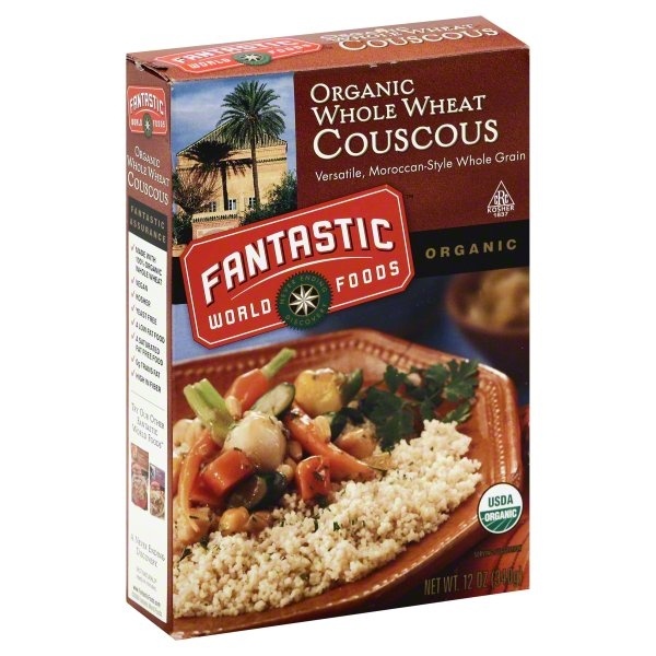 slide 1 of 1, Fantastic World Foods Couscous, Whole Wheat, Organic, 12 oz