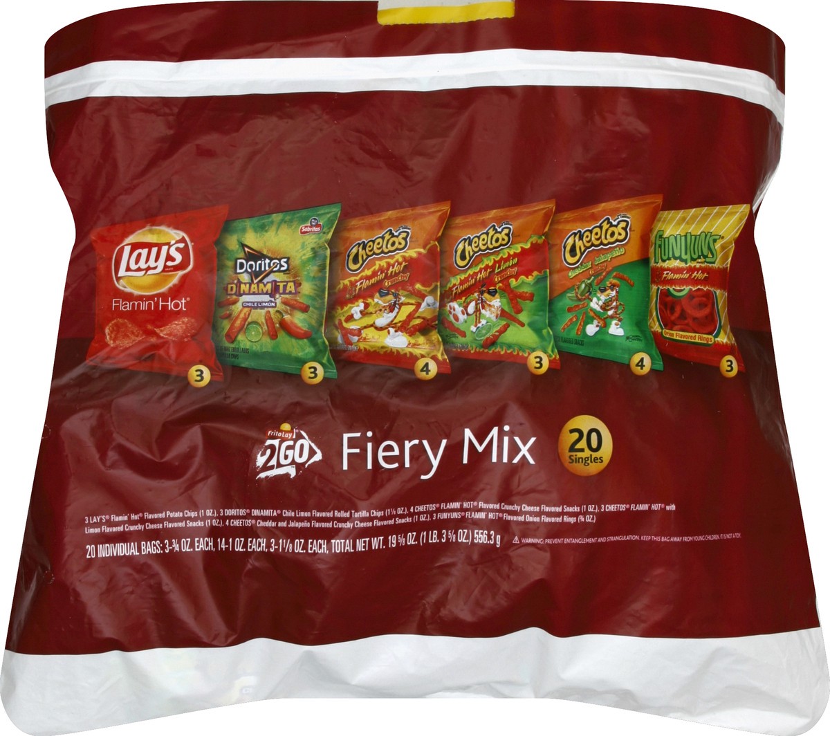 slide 5 of 6, Frito-Lay Fiery Mix Variety Pack, 19.5 oz