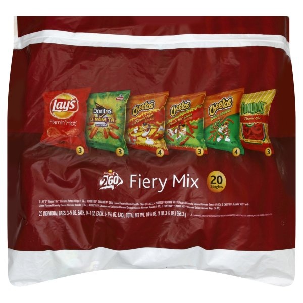 slide 1 of 6, Frito-Lay Fiery Mix Variety Pack, 19.5 oz