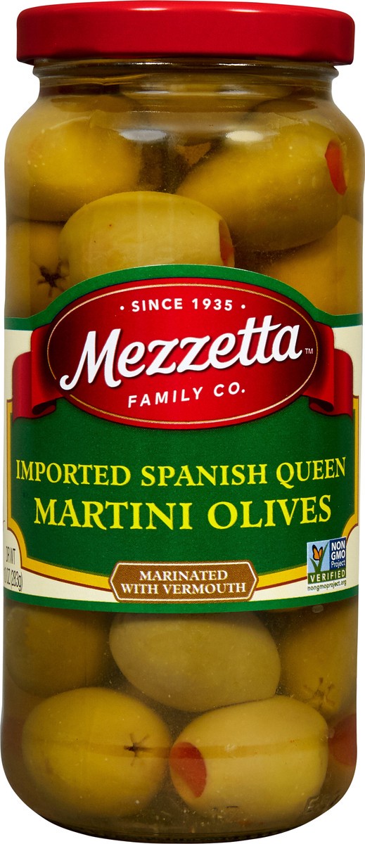 slide 3 of 7, Mezzetta Imported Spanish Queen Martini Olives, 10 oz