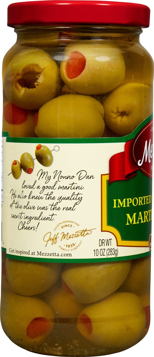 slide 5 of 7, Mezzetta Imported Spanish Queen Martini Olives, 10 oz