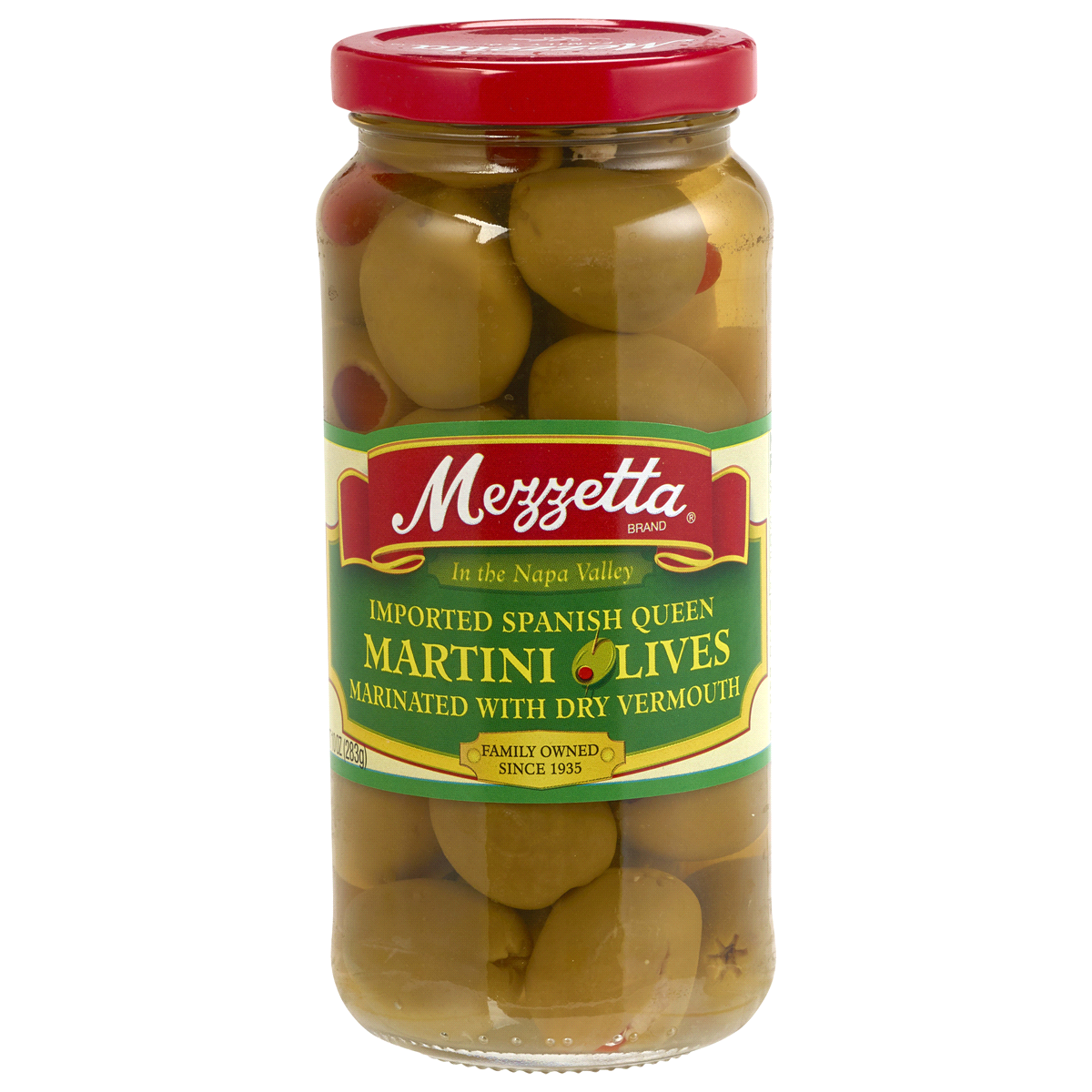 slide 1 of 4, Mezzetta Imported Spanish Queen Martini Olives, 10 oz