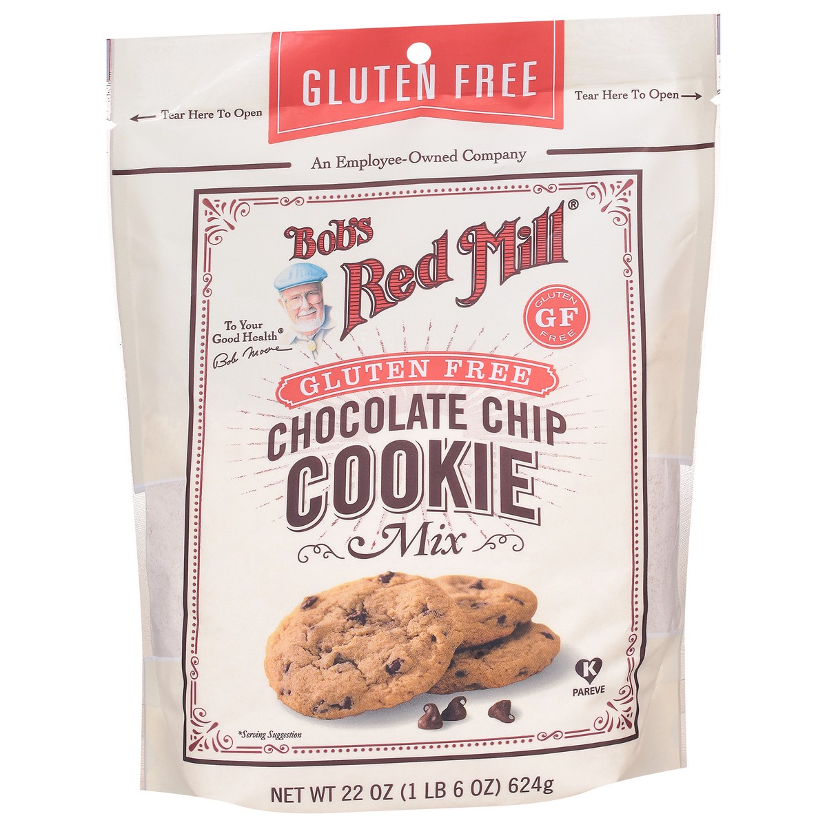 slide 2 of 9, Bob's Red Mill Gluten Free Chocolate Chip Cookie Mix 22 oz, 22 oz