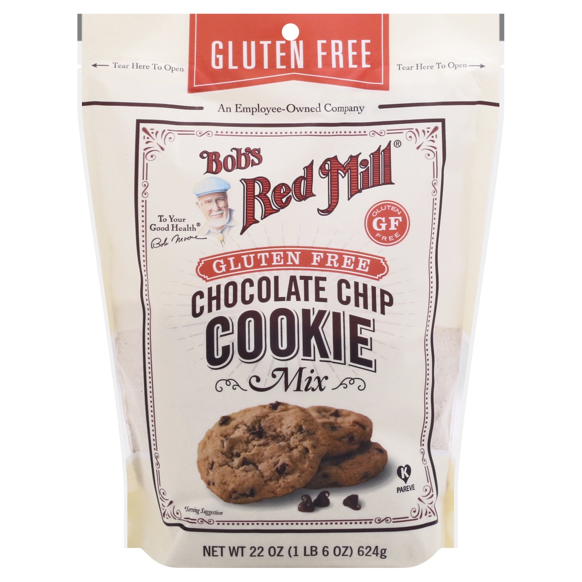 slide 1 of 10, Bob's Red Mill Gluten Free Chocolate Chip Cookie Mix, 22 oz