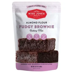 Miss Jones Baking Co. Almond Flour Fudgy Brownie Bread & Muffin Mix 10.57 oz