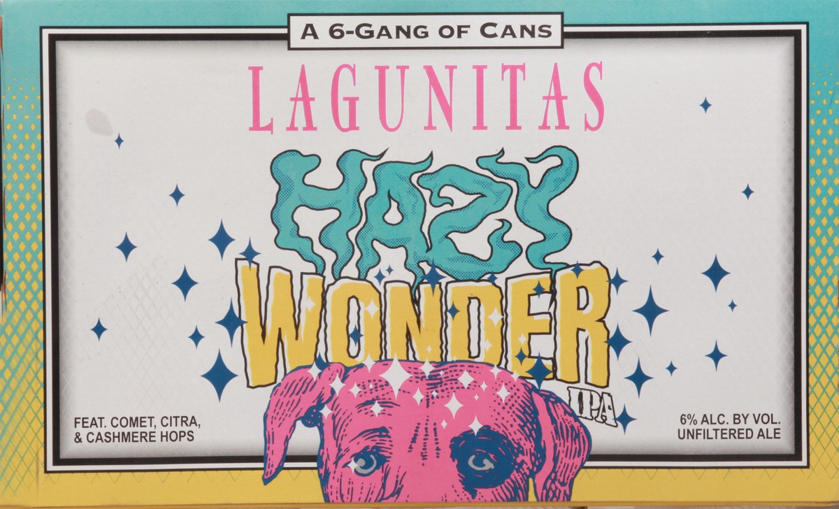 slide 1 of 5, Lagunitas Ipa Hazy Wonder Beer 6 ea Box, 6 ct; 12 fl oz